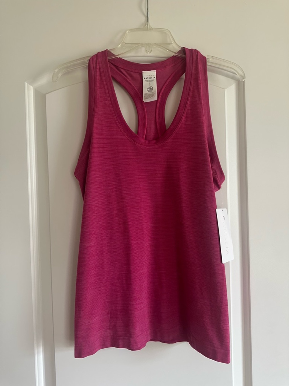 NWT Athleta Deep Magenta Racerback Tank